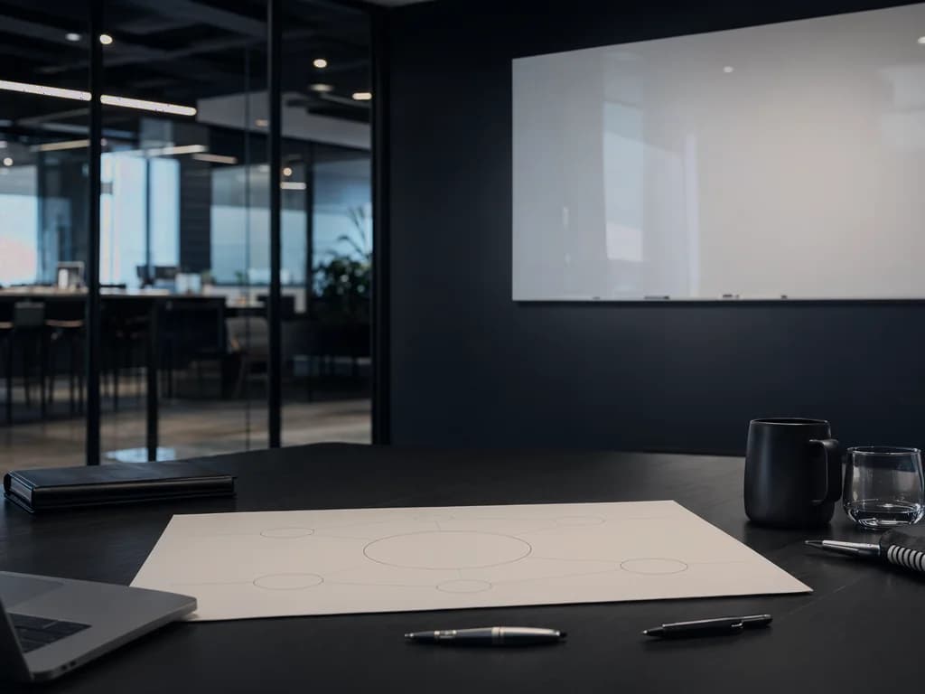 Consulting operating model workspace for an introductory conversation