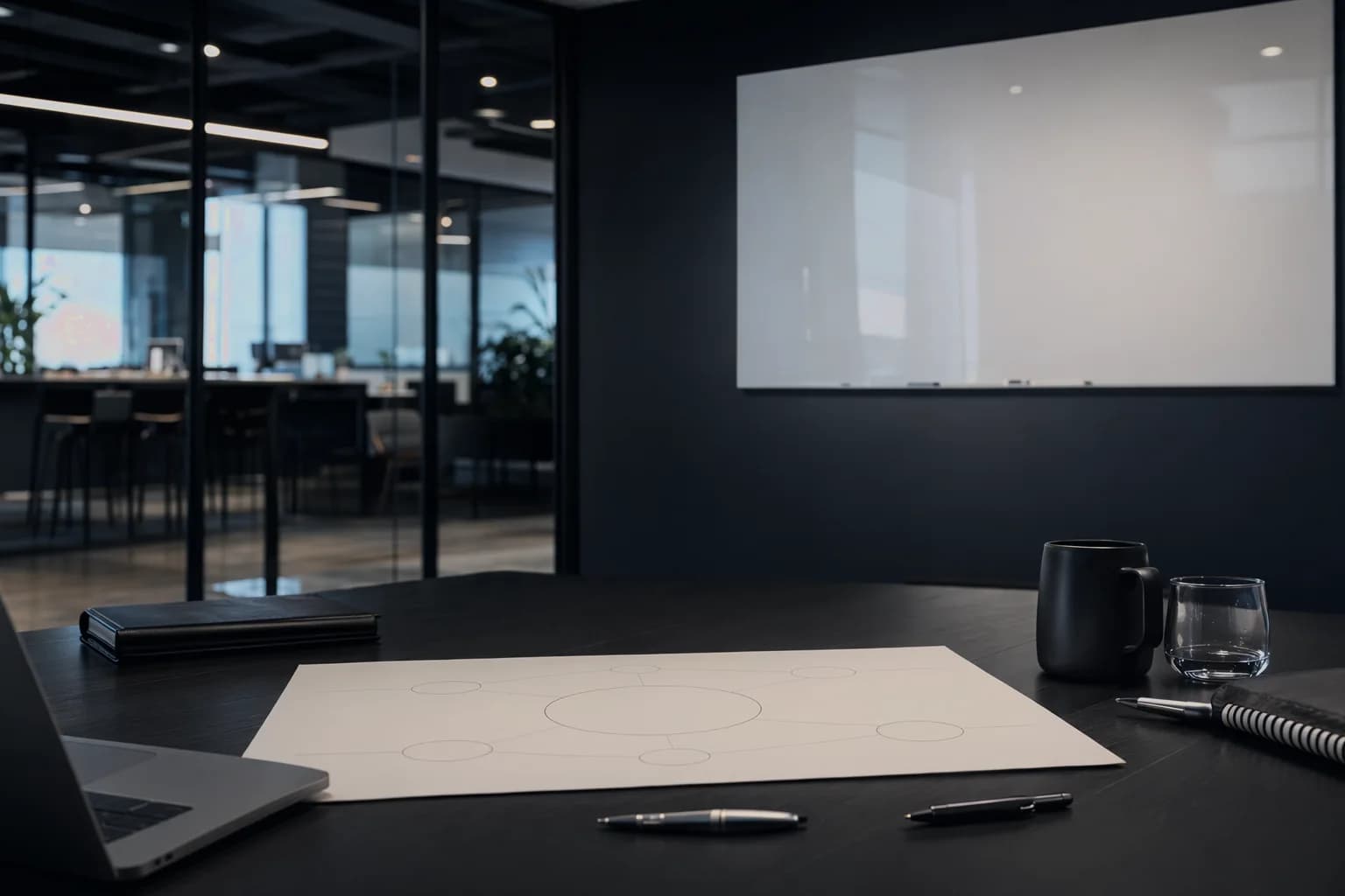 Consulting operating model workspace with engagement planning artifacts