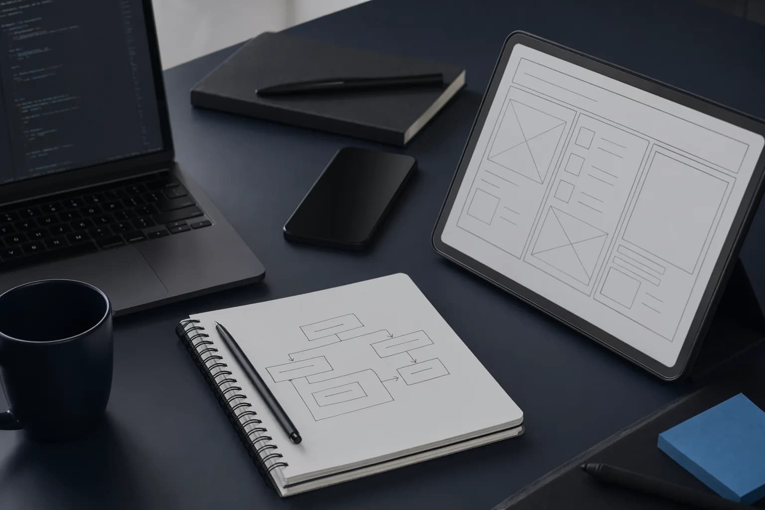 Digital product delivery workspace with app planning artifacts